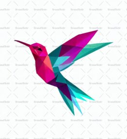 Geometrischer Kolibri